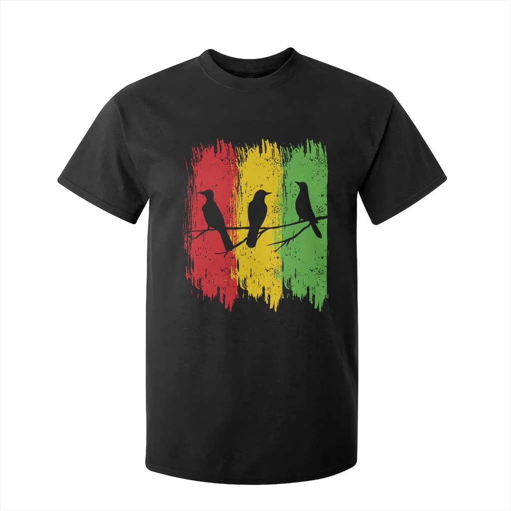 Three Birds Rasta Jamaica Reggae Music T Shirt For Kid TS11 Black Print Your Wear