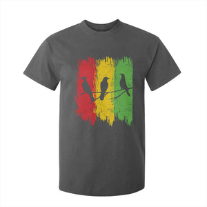 Three Birds Rasta Jamaica Reggae Music T Shirt For Kid TS11 Dark Heather Print Your Wear