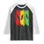 Three Birds Rasta Jamaica Reggae Music Raglan Shirt TS11 Black White Print Your Wear