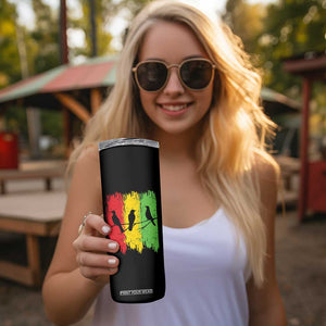 Three Birds Rasta Jamaica Reggae Music Skinny Tumbler TS11 Print Your Wear