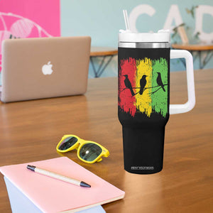 Three Birds Rasta Jamaica Reggae Music Tumbler With Handle TS11 Print Your Wear
