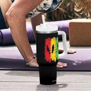 Three Birds Rasta Jamaica Reggae Music Tumbler With Handle TS11 Print Your Wear