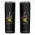 Reggae Guitar Jamaican Flag Amp Microphone Music Lover Skinny Tumbler TS11 Black Print Your Wear