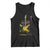 Reggae Guitar Jamaican Flag Amp Microphone Music Lover Tank Top TS11 Black Print Your Wear