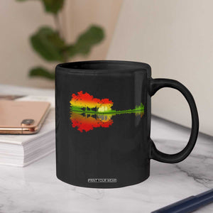 Reggae Music Guitar Lake Shadow Jamaica Rasta Coffee Mug TS11 Print Your Wear