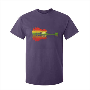 Reggae Music Guitar Lake Shadow Jamaica Rasta T Shirt For Kid TS11 Purple Print Your Wear