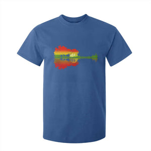 Reggae Music Guitar Lake Shadow Jamaica Rasta T Shirt For Kid TS11 Royal Blue Print Your Wear