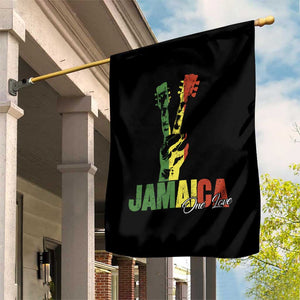 Funny Jamaica One Love Reggae Music Garden Flag Rasta Peace Hand Guitar TS11 Print Your Wear