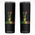 Jamaica One Love Reggae Music Skinny Tumbler Rasta Peace Hand Guitar TS11 Black Print Your Wear
