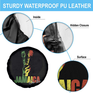 Jamaica One Love Reggae Music Spare Tire Cover Rasta Peace Hand Guitar TS11 Print Your Wear