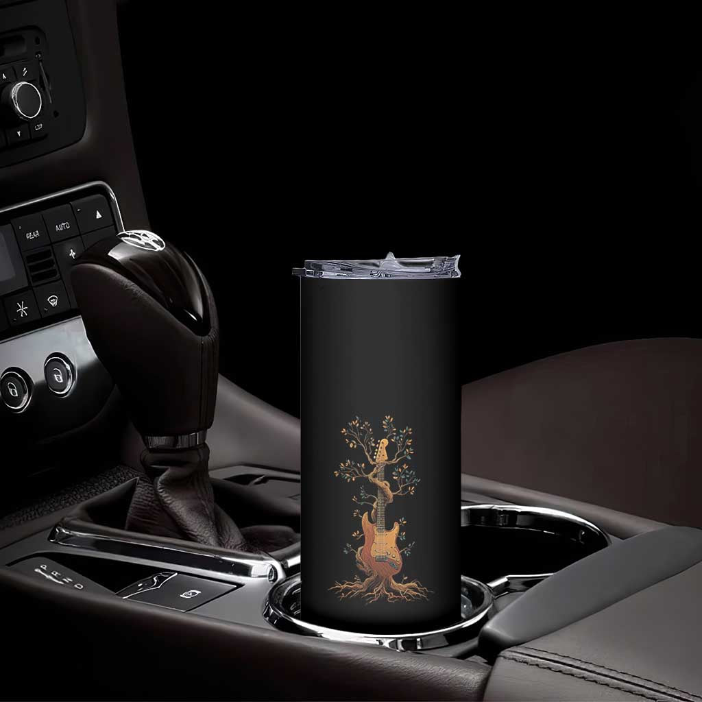 Nature Guitar Tree of Life Guitarist Artistic Roots Skinny Tumbler TS11 Print Your Wear