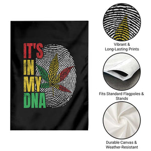 Funny Jamaica Rasta Cannabis Weed Garden Flag Its In My DNA TS11 Print Your Wear