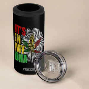 Funny Jamaica Rasta Cannabis Weed 4 in 1 Can Cooler Tumbler Its In My DNA TS11 Print Your Wear
