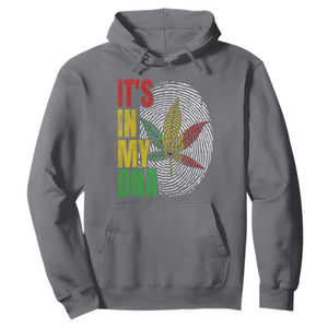 Funny Jamaica Rasta Cannabis Weed Hoodie Its In My DNA TS11 Charcoal Print Your Wear