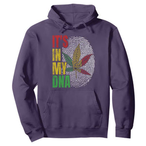 Funny Jamaica Rasta Cannabis Weed Hoodie Its In My DNA TS11 Purple Print Your Wear