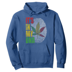 Funny Jamaica Rasta Cannabis Weed Hoodie Its In My DNA TS11 Royal Blue Print Your Wear