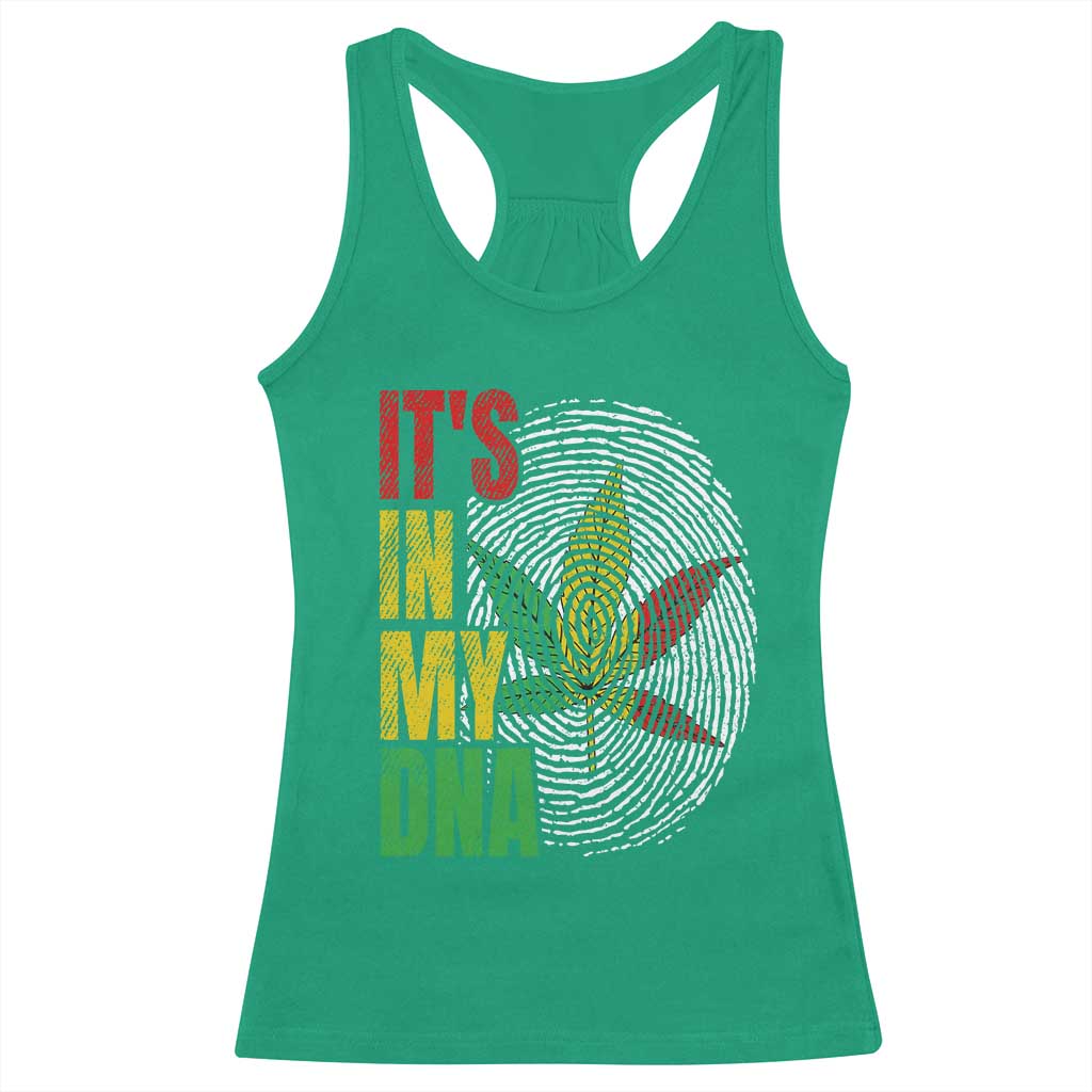 Funny Jamaica Rasta Cannabis Weed Racerback Tank Top Its In My DNA TS11 Irish Green Print Your Wear