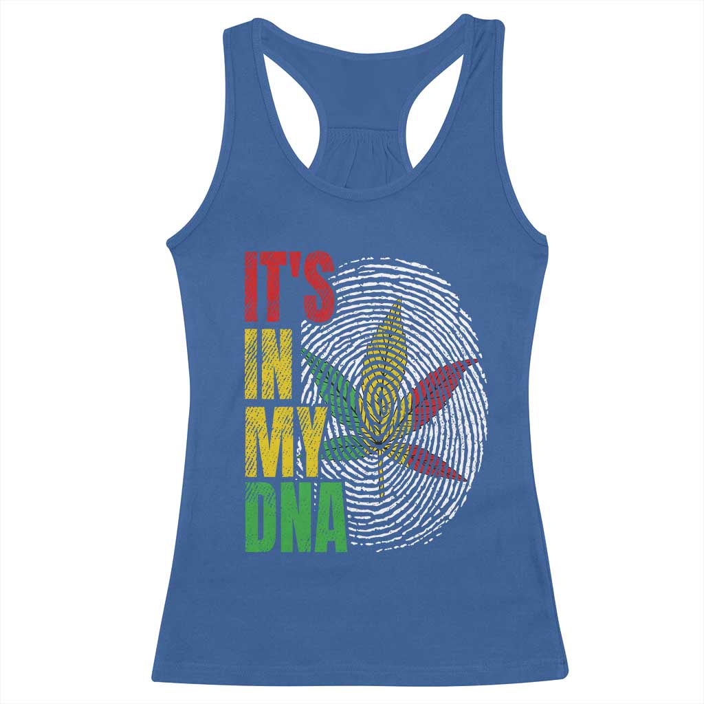 Funny Jamaica Rasta Cannabis Weed Racerback Tank Top Its In My DNA TS11 Royal Blue Print Your Wear
