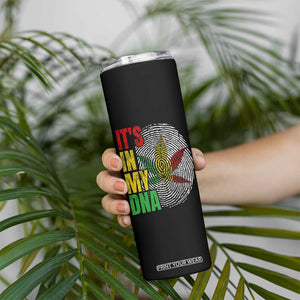 Funny Jamaica Rasta Cannabis Weed Skinny Tumbler Its In My DNA TS11 Print Your Wear