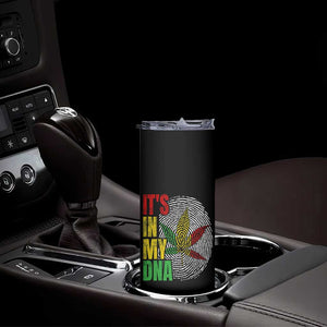 Funny Jamaica Rasta Cannabis Weed Skinny Tumbler Its In My DNA TS11 Print Your Wear