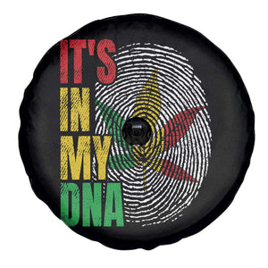 Funny Jamaica Rasta Cannabis Weed Spare Tire Cover Its In My DNA TS11 Print Your Wear