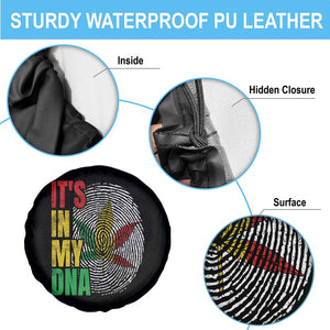 Funny Jamaica Rasta Cannabis Weed Spare Tire Cover Its In My DNA TS11 Print Your Wear