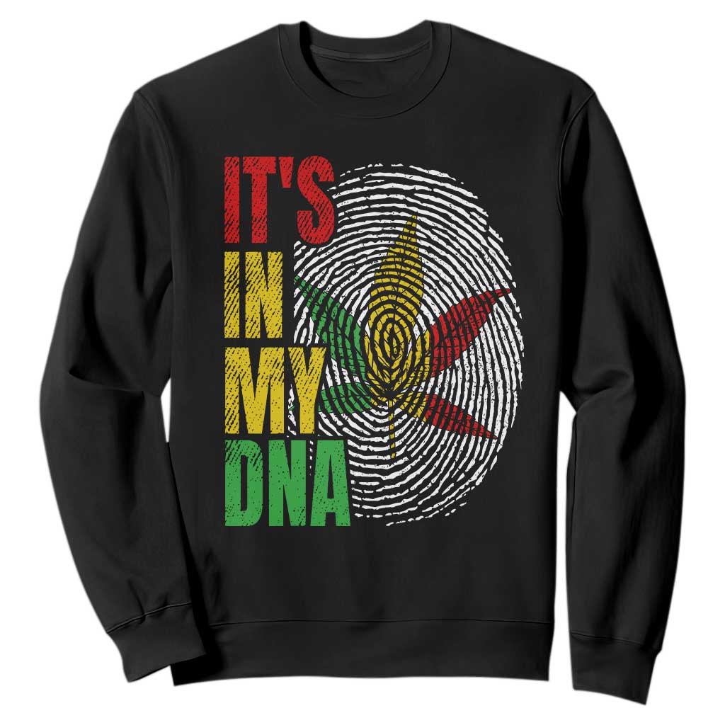 Funny Jamaica Rasta Cannabis Weed Sweatshirt Its In My DNA TS11 Black Print Your Wear