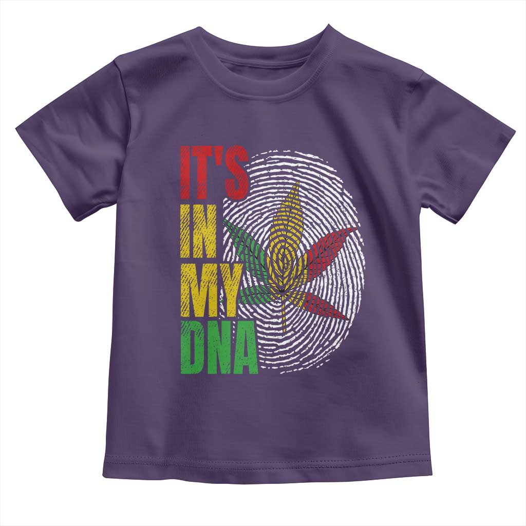 Funny Jamaica Rasta Cannabis Weed Toddler T Shirt Its In My DNA TS11 Purple Print Your Wear