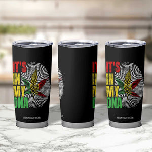 Funny Jamaica Rasta Cannabis Weed Tumbler Cup Its In My DNA TS11 Print Your Wear