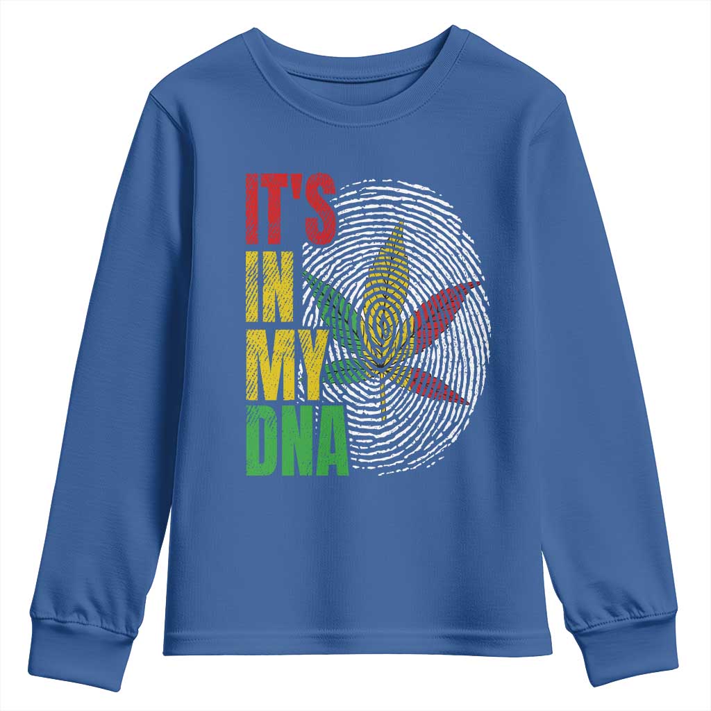 Funny Jamaica Rasta Cannabis Weed Youth Sweatshirt Its In My DNA TS11 Royal Blue Print Your Wear