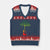 Reggae Music Guitar Rastafarian Roots Rasta Jamaican V-Neck Knit Sweater Vest - Print Your Wear