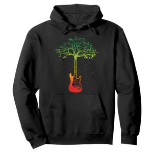 Reggae Music Guitar Rastafarian Roots Rasta Jamaican Hoodie TS11 Black Print Your Wear