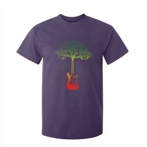 Reggae Music Guitar Rastafarian Roots Rasta Jamaican T Shirt For Kid TS11 Purple Print Your Wear