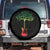 Reggae Music Guitar Rastafarian Roots Rasta Jamaican Spare Tire Cover TS11 No hole Black Print Your Wear
