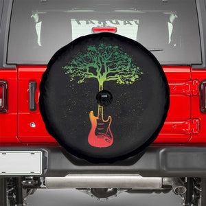 Reggae Music Guitar Rastafarian Roots Rasta Jamaican Spare Tire Cover TS11 Black Print Your Wear