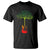 Reggae Music Guitar Rastafarian Roots Rasta Jamaican T Shirt TS11 Black Print Your Wear