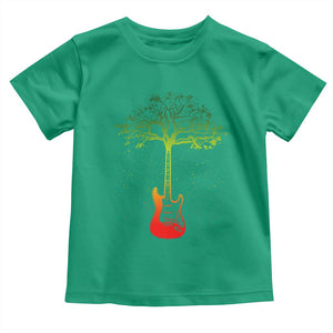 Reggae Music Guitar Rastafarian Roots Rasta Jamaican Toddler T Shirt TS11 Irish Green Print Your Wear