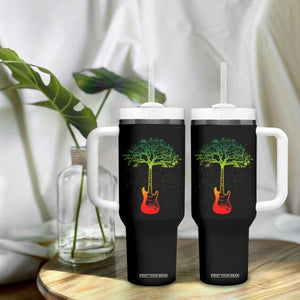 Reggae Music Guitar Rastafarian Roots Rasta Jamaican Tumbler With Handle TS11 Print Your Wear