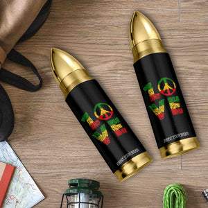 One Love Jamaica Bullet Tumbler Reggae Music Peace Sign Rastafarian TS11 Print Your Wear