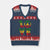 One Love Jamaica V-Neck Knit Sweater Vest Reggae Music Peace Sign Rastafarian - Print Your Wear