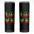 One Love Jamaica Skinny Tumbler Reggae Music Peace Sign Rastafarian TS11 Black Print Your Wear