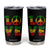 One Love Jamaica Tumbler Cup Reggae Music Peace Sign Rastafarian TS11 Black Print Your Wear