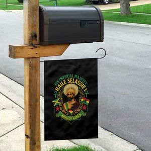 Haile Selassie Garden Flag King Of Kings His Imperial Majesty Rastafari Flag TS11 Print Your Wear
