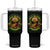 Haile Selassie Tumbler With Handle King Of Kings His Imperial Majesty Rastafari Flag TS11 One Size: 40 oz Black Print Your Wear
