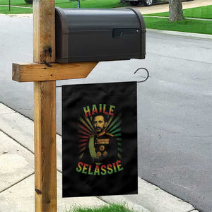 Emperor Haile Selassie Garden Flag Ras Tafari His Imperial Majesty Jamaican TS11 Print Your Wear