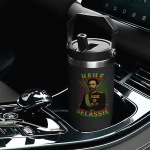 Emperor Haile Selassie Flip Straw Tumbler Ras Tafari His Imperial Majesty Jamaican TS11 Print Your Wear