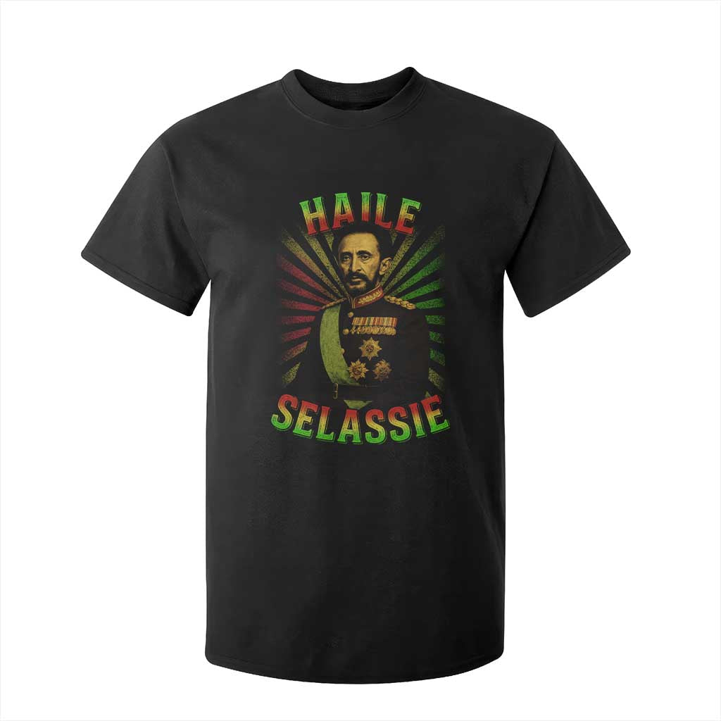 Emperor Haile Selassie T Shirt For Kid Ras Tafari His Imperial Majesty Jamaican TS11 Black Print Your Wear
