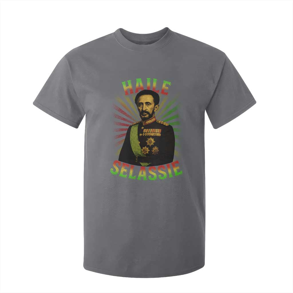 Emperor Haile Selassie T Shirt For Kid Ras Tafari His Imperial Majesty Jamaican TS11 Charcoal Print Your Wear