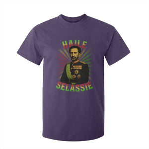 Emperor Haile Selassie T Shirt For Kid Ras Tafari His Imperial Majesty Jamaican TS11 Purple Print Your Wear