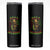 Emperor Haile Selassie Skinny Tumbler Ras Tafari His Imperial Majesty Jamaican TS11 Black Print Your Wear